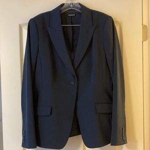 Tahari blue suit jacket size 14